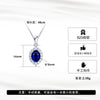 Wholesale Necklace S925 Sterling Silver Geometric Animal Zodiac Style Electroplating Inlay 5A Zircon Sapphire For Women