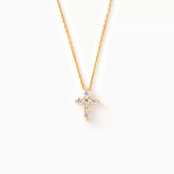 Wholesale Necklace S925 Sterling Silver Geometric Cross Electroplating O Word Chain For Women