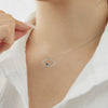 Wholesale Necklace S925 Sterling Silver Geometric Devil's Eye Light Luxury Clavicle Chain For Women