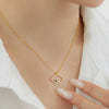 Wholesale Necklace S925 Sterling Silver Geometric Devil's Eye Light Luxury Clavicle Chain For Women