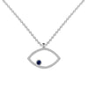 Wholesale Necklace S925 Sterling Silver Geometric Devil's Eye Light Luxury Clavicle Chain For Women