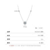 Wholesale Necklace S925 Sterling Silver Geometric Diamond Design For Girls