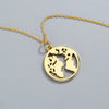 Wholesale Necklace S925 Sterling Silver Geometric Hollow Coin Cross Chain Female Accessories Electroplating