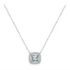 Wholesale Necklace S925 Sterling Silver Geometric Mixed Gem Inlay Set With Precious Stones Women's Cross Chain