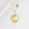 Wholesale Necklace S925 Sterling Silver Geometric Star Moon Pendant Clavicle Chain For Women