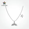 Wholesale Necklace S925 Sterling Silver Light Luxury Animals Zodiac Electroplating Fish Tail Starfish Design For Women