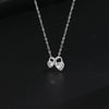 Wholesale Necklace S925 Sterling Silver Love Lock Heart Shape Design Fashion Personality Light Luxury