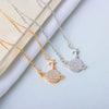 Wholesale Necklace S925 Sterling Silver Planet Pattern Electroplating Cross Chain For Women