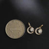 Wholesale Necklace S925 Sterling Silver Round Pendant With Star Geometric Pattern And Diamond Design For Women