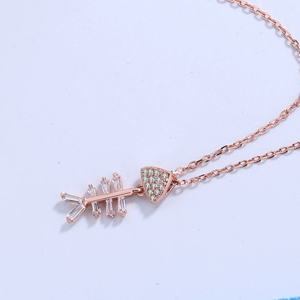 Wholesale Necklace S925 Sterling Silver Skull Fish Pendant Cross Chain Mixed Gem Inlay Geometric Electroplated