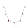 Wholesale Necklace 925 Silver Copper Drop Shape Electroplating Geometric Women's