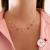 Wholesale Necklace 925 Silver Copper Drop Shape Electroplating Geometric Women's