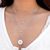 Wholesale Necklace 925 Silver Copper Pendant Geometric Snake Bone Chain Electroplated Minimalist Style