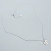 Wholesale Necklace 925 Silver Geometric Devil Eye Embedded Electroplating Ochain For Women
