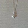 Wholesale Necklace 925 Silver 18K Gold Plated Geometric Snake Bone Chain Love Pendant