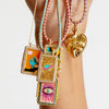 Wholesale Necklace Snake Pendant Copper Chain Titanium Steel Inlaid Zircon Retro Animals Geometric Electroplating