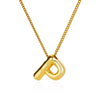 Wholesale Necklace Stainless Steel Alloy Letter Balloon 3D Initial Gold Plated Electroplated Unisex