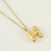 Wholesale Necklace Stainless Steel Chubby Bubble Letter Design Polished Unisex Cross Chain