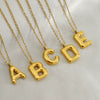 Wholesale Necklace Stainless Steel Chubby Bubble Letter Design Polished Unisex Cross Chain