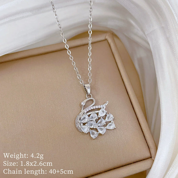 Wholesale Necklace Stainless Steel Copper Animal Zodiac Cartoon Minimalist Style