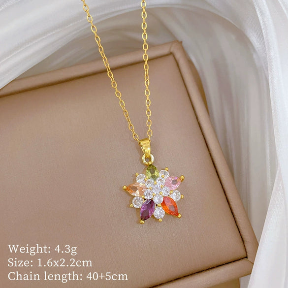 Wholesale Necklace Stainless Steel Copper Animal Zodiac Cartoon Minimalist Style