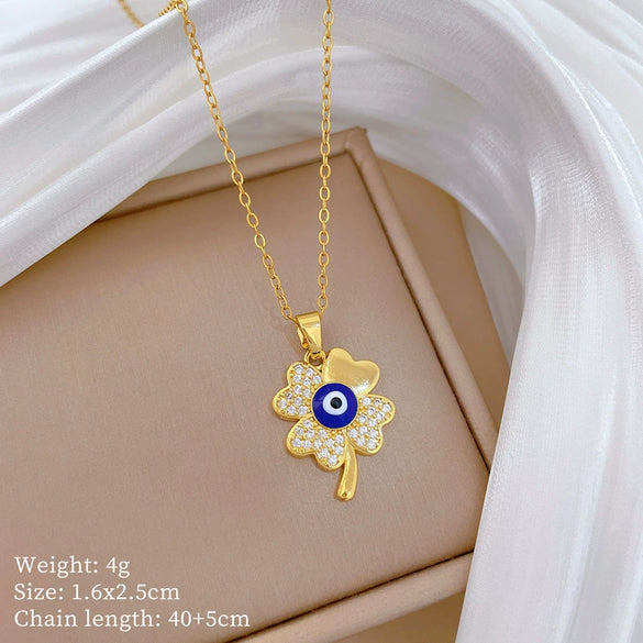 Wholesale Necklace Stainless Steel Copper Animal Zodiac Cartoon Minimalist Style