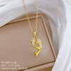 Wholesale Necklace Stainless Steel Copper Animal Zodiac Cartoon Minimalist Style