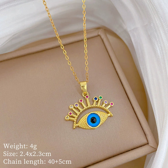 Wholesale Necklace Stainless Steel Copper Animal Zodiac Cartoon Minimalist Style
