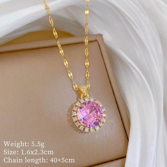 Wholesale Necklace Stainless Steel Copper Animal Zodiac Cartoon Minimalist Style