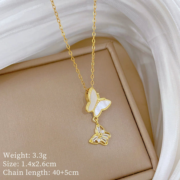 Wholesale Necklace Stainless Steel Copper Animal Zodiac Cartoon Minimalist Style