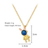 Wholesale Necklace Stainless Steel Copper Animal Zodiac Cartoon Minimalist Style