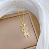 Wholesale Necklace Stainless Steel Copper Geometric Cartoon Light Luxury Elegant Gorgeous Unisex
