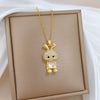 Wholesale Necklace Stainless Steel Copper Geometric Cartoon Light Luxury Elegant Gorgeous Unisex