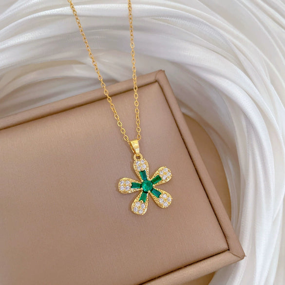 Wholesale Necklace Stainless Steel Copper Geometric Cartoon Style