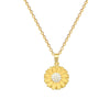Wholesale Necklace Stainless Steel Copper Geometric Daisy Style