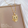 Wholesale Necklace Stainless Steel Copper Geometric Light Luxury Style