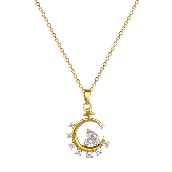 Wholesale Necklace Stainless Steel Copper Geometric Luxury Women's Allmatch Clavicle Chain