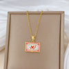 Wholesale Necklace Stainless Steel Copper Geometric Minimalist Style