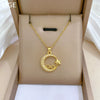 Wholesale Necklace Stainless Steel Copper Geometric Star Moon Full Diamond Light Luxury Elegant Gorgeous Unisex Allmatch Clavicle Chain