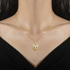 Wholesale Necklace Stainless Steel Copper Geometric Style Light Luxury Elegant Gorgeous Cute Bear Unisex