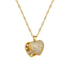 Wholesale Necklace Stainless Steel Copper Heart Geometric Style