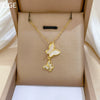 Wholesale Necklace Stainless Steel Copper Hollow Shell Butterfly Geometric Cartoon Natural Light Luxury Elegant Gorgeous Unisex