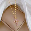 Wholesale Necklace Stainless Steel Cross Geometric Female Light Luxury Temperament