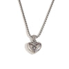 Wholesale Necklace Stainless Steel Electroplated Gold Horn Pattern Heartshaped For Women