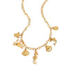 Wholesale Necklace Stainless Steel Geometric Animal Design Electroplating With Turtle Conch Dolphin Crab Shell