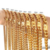 Wholesale Necklace Stainless Steel Geometric Cuban Chain Faucet Buckle Unisex Personality Style