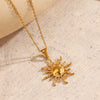 Wholesale Necklace Stainless Steel Geometric Electroplating Minimalist Style For Women