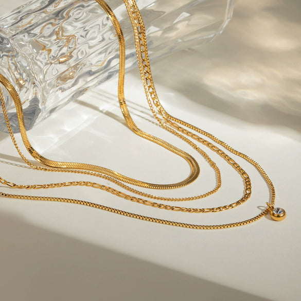 Wholesale Necklace Stainless Steel Geometric Electroplating Original Design For Women