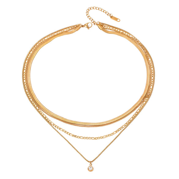 Wholesale Necklace Stainless Steel Geometric Electroplating Original Design For Women