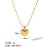 Wholesale Necklace Stainless Steel Geometric Mermaid Fairy Tale Pendant Electroplated Fashion Light Luxury